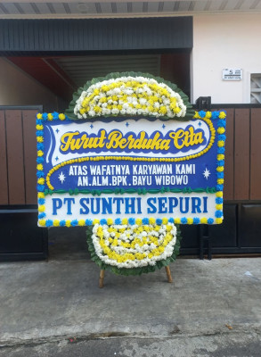 Papan Bunga Duka di KAUR